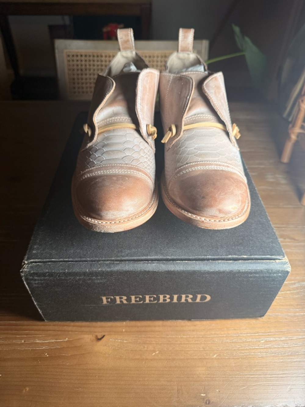 Freebird Brown Leather Flats - Mabel - Picture 7 of 17
